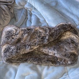 Faux Fur Infinity Scarf by H&M